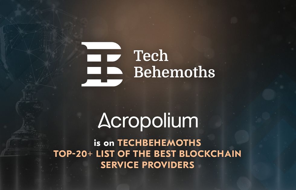 Acropolium is a Top-rated Blockchain Solutions Provider — TechBehemoths